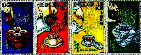 中国邮票里的茶世界